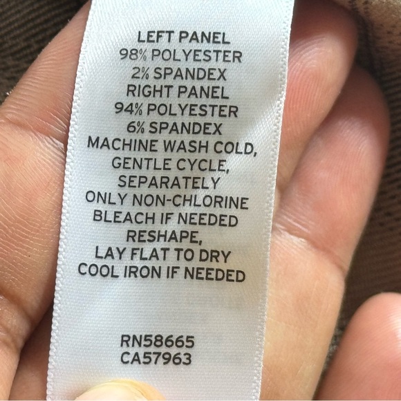 New BP. Plaid Mix Wide Legs Pants in Brown Ombré Plaid Combo - Picture 13 of 14